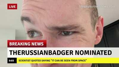 Congratulations to badger for this phenominal achievement!