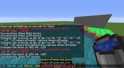 /fill command tricks to make more complex structures faster