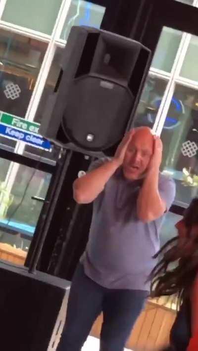 His reaction says everything