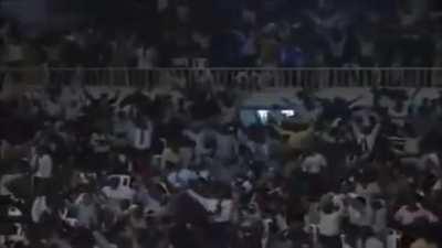 Pastor knocks down church members