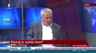 Sahipsiz Elazığ kampanyasına destek olanlara kanı bozuk yapıştırması yapıp,bizleri siz seçtiniz seçmeyin ozaman diyerek pervasızca bir üslup kullanan bu zatı muhteremi Elazığ kamaoyunun takdirine bırakıyoruz ve şunu söylüyoruz YAZIKLAR OLSUN