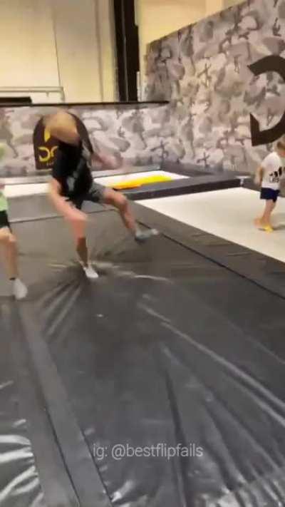 Kid takes a crazy capoeira kick to the kisser