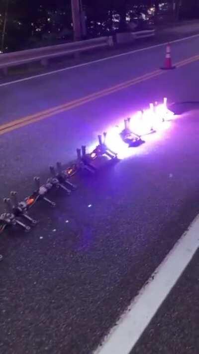 750 Watt Bulbs Make Sunlight Look Dark by Comparison