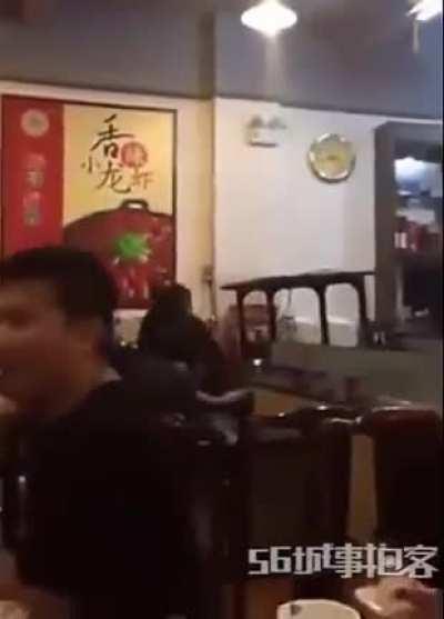 Guy saves girl from gang of bullies