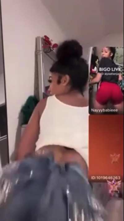 I love when she does this little side to side twerk move!