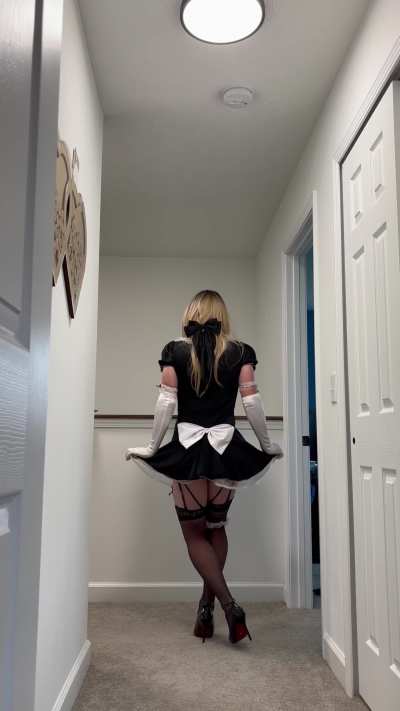 One Of My Sissy Maid Training Exercises 