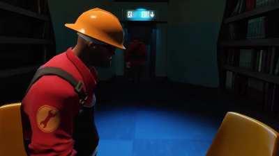 Soldier Slams a Desk and leaves