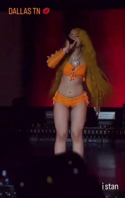 Ice Spice in Dallas Orange