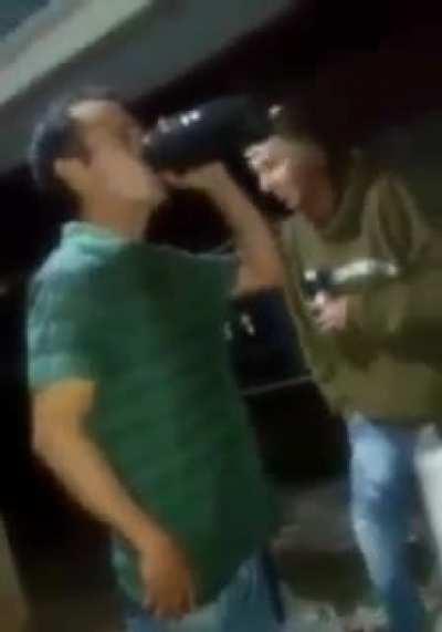 HMB while i drink the bluetooth speaker