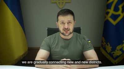 President Zelensky's Latest Address. 23/11/22. Duration 3m42. English Subtitles.