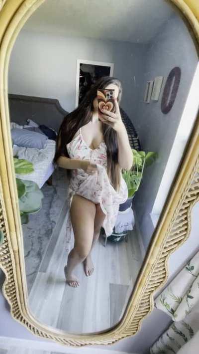 Sexy mama in a sundress