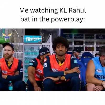 Bro is me when I'm called for a night out and they play KL's innings against SRH.