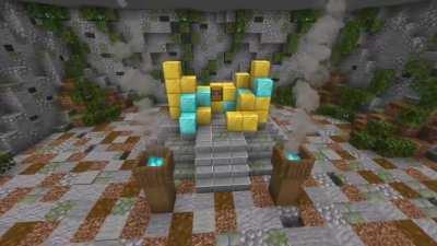 I transformed a minecraft dungeon into an epic cave dungeon :) i hope tou guys like this timelapse with a little bit of cinematic tour :D