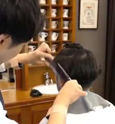 luxury barbershop in japan