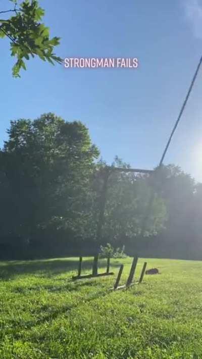 WCGW throwing a bag of sand?