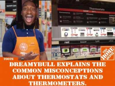 Dreamybull thermostats vs thermometer 