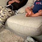 Watch this baby have a full conversation with his dad