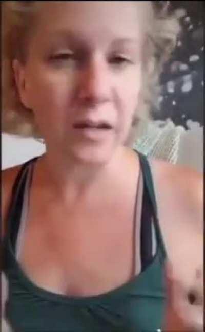 Stone her to death! Heretic! Liar!