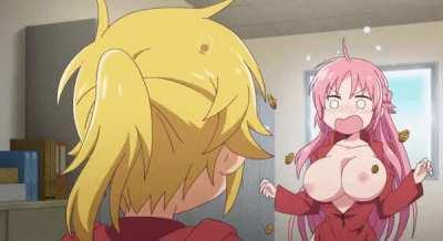 Button-kun tried to contain them titties, but failed [Mother of the Goddess's Dormitory]
