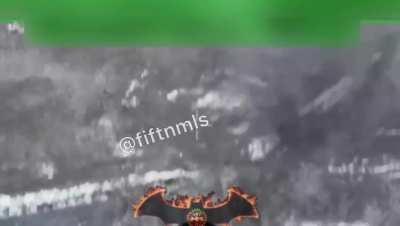 Russian D-30 howitzer hit Ukrainian soldiers with precise shot