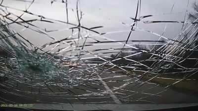 This is why you try your best to avoid clipping debris on the freeway...