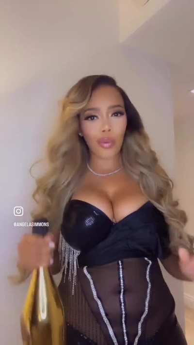 Angela Simmons NYE 😮&zwj;💨😮&zwj;💨