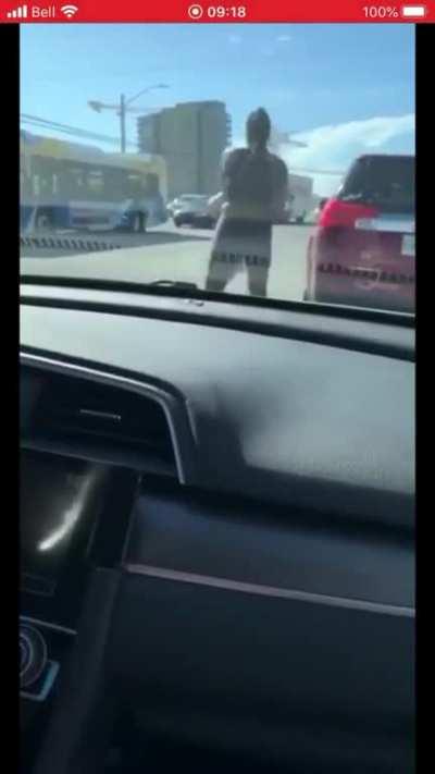 Girls using dogs as a weapon