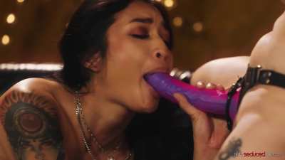 She made her suck it