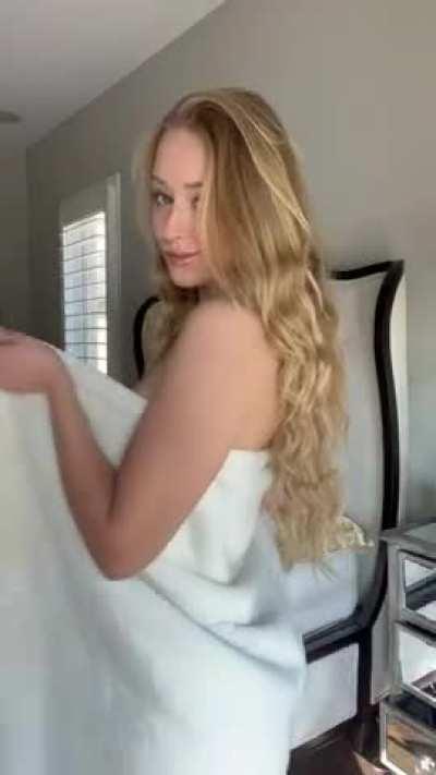 I'll let you have a look under my towel :D