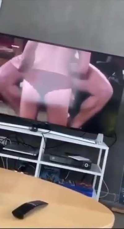 They caught me red handed