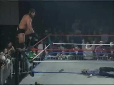 To jump from the top rope