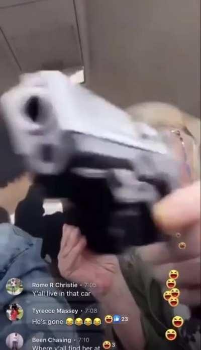 Weed and guns don't mix Granny!