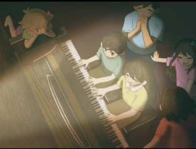 The moments where Sunny and Mari are playing piano together are my favorite of the game