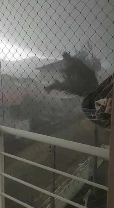 Cyclone hits Southern Brazil