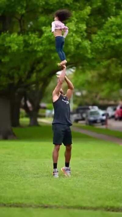 That dads smile at the end oh my goodness he is proud.