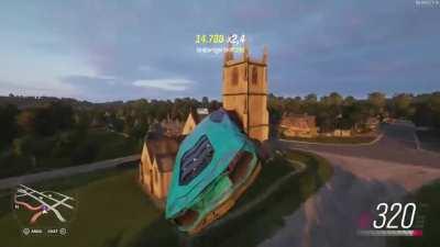 How to get the fast travel board on the church