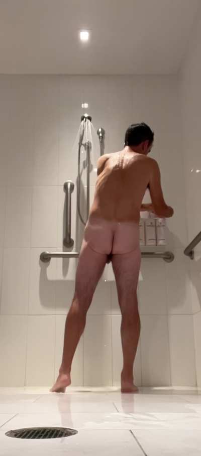 Public shower in hotel