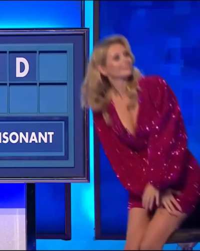 British TV Presenter And Human Calculator Rachel Riley on 