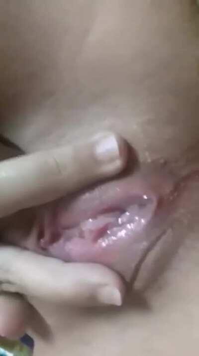 Is she wet enough?🤔