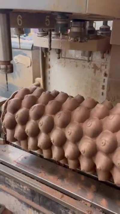 Tits on a log like corn on a cob