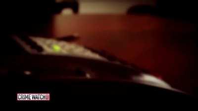 Guy fakes a heart attack while being confronted by Crime Watch