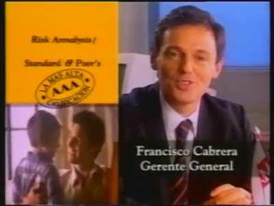 Viviana Canosa en publicidad AFJP 1996.