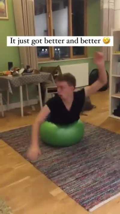 Livingroom gymnast