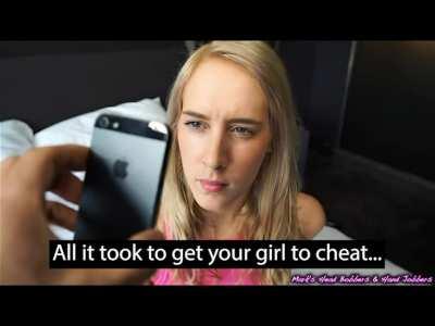 Sorry, bro, your girl just couldn't help herself