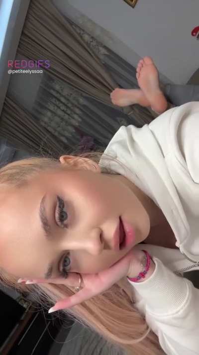 beautiful face with a big buum buum