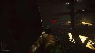 Scared a a guy so bad he domed his teammate