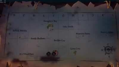 Pro Tip: Put some water in your ship to give the map a nice watery overlay