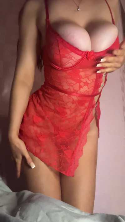 Would you finish on my huge titties?