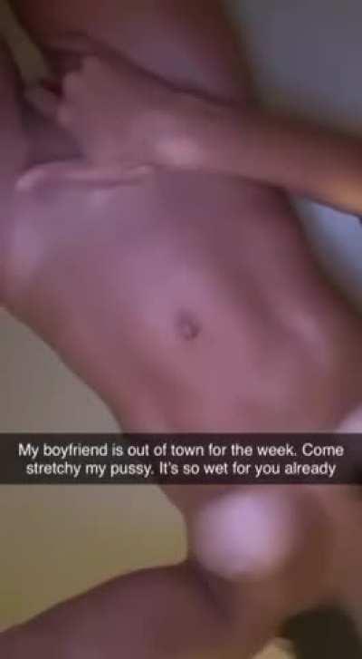 Looks like you’re dating a slut