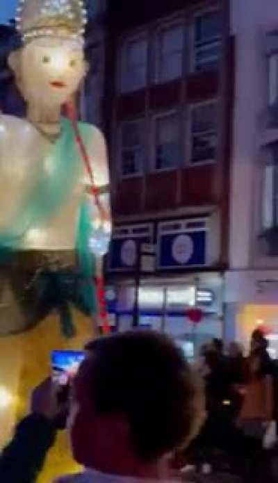 Most creative Diwali parade and celebration at London...👆🏻👌🏻👍🏻